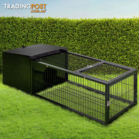 i.Pet Rabbit Cage 122x52cm Hutch Enclosure Carrier Metal - PET-RAB-CAGE-L120 - photo 4 of 6
