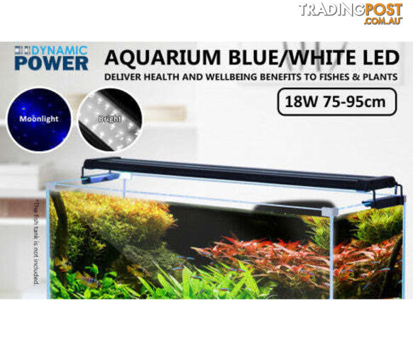 Dynamic Power 2 Set 18W Aquarium Blue White LED Light for Tank 75-95cm - V274-AQ-LED80-18W-X2