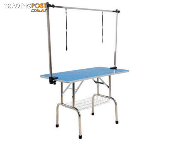 Paw Mate Blue Pet Grooming Salon Table Dual Dog Cat 120cm - V274-PET-PGT201-BU