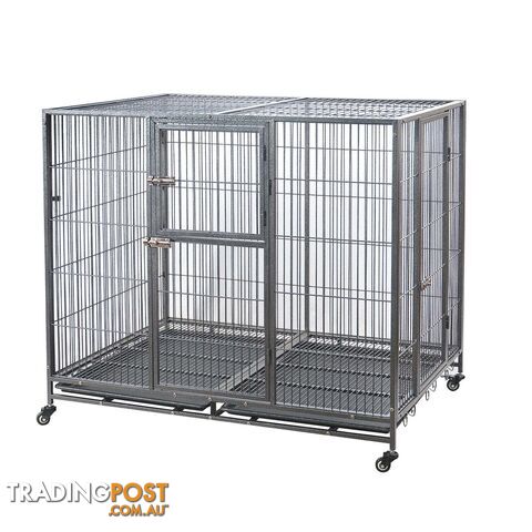 YES4PETS XXL Pet Dog Cat Cage Metal Crate Kennel Portable Puppy Cat Rabbit House...