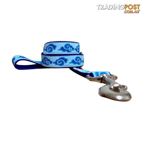 Cloud Dog Lead - Leash - Hand Made by The Bark Side - TBSLDCLDPNK251.8