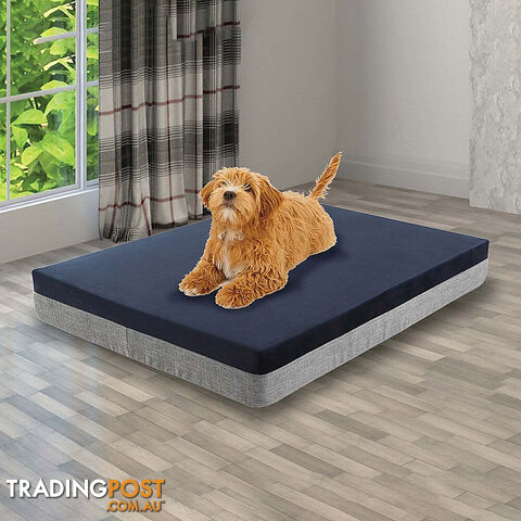 Memory Foam Dog Bed 15CM Thick Large Orthopedic Dog Pet Beds Waterproof Big - V63-826461