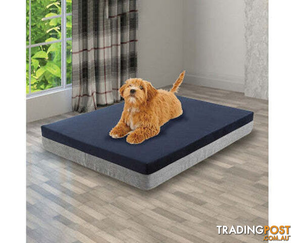 Memory Foam Dog Bed 15CM Thick Large Orthopedic Dog Pet Beds Waterproof Big - V63-826461