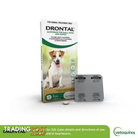 Drontal All worked for Small Dog's and Puppies - WPSPPP3921