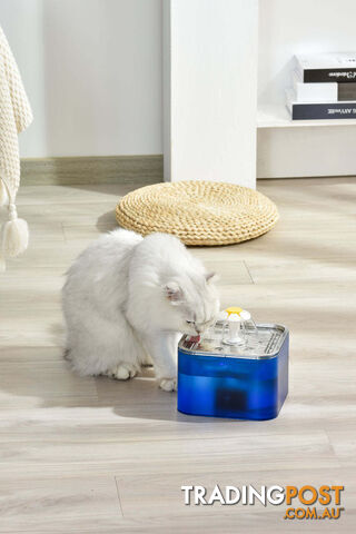 YES4PETS 3L Automatic Electric Pet Water Fountain Dog Cat Stainless Steel...