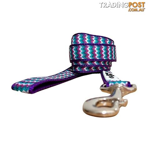 Chevron Dog Lead / Leash - Hand Made by The Bark Side - TBSLDCHEPTT251.8 - photo 5 of 8