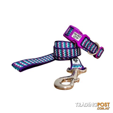 Chevron Dog Lead / Leash - Hand Made by The Bark Side - TBSLDCHEPTT251.8 - photo 4 of 8