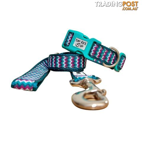 Chevron Dog Lead / Leash - Hand Made by The Bark Side - TBSLDCHEPTT251.8 - photo 2 of 8
