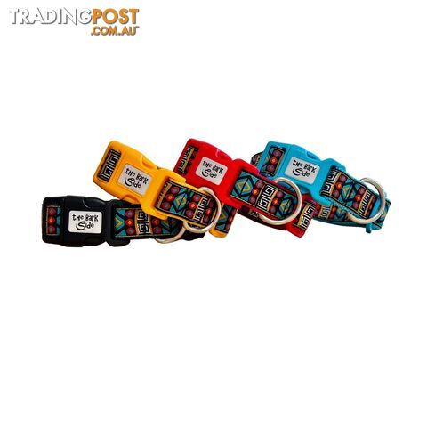 Tribal Dog Collar - Hand Made by The Bark Side - TBSTRILGERED