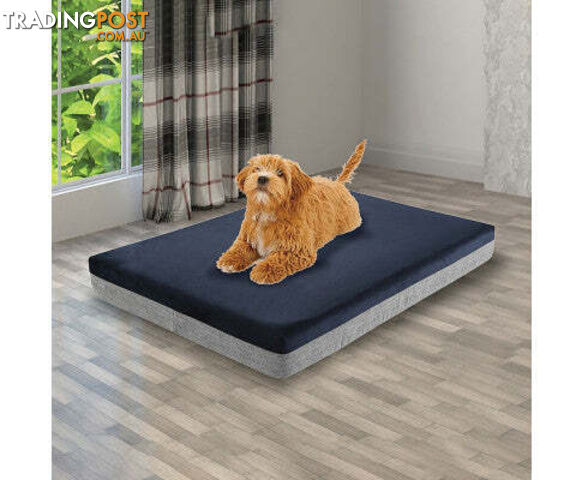 Memory Foam Dog Bed 12CM Thick Large Orthopedic Dog Pet Beds Waterproof Big - V63-826451