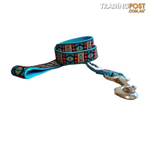 Tribal Dog Lead / Leash - Hand Made by The Bark Side - TBSLDTRIBLK251.8 - photo 2 of 8