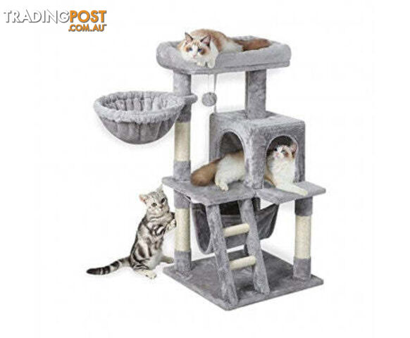 Floofi 104cm Plush Cat Condo Cat Tree - V227-3331641023080