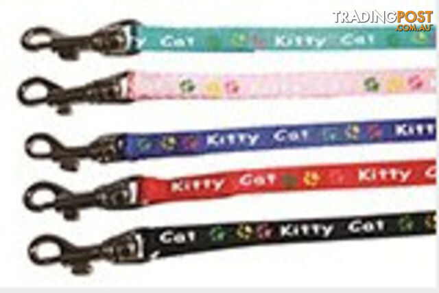 Kitty Kat Leash 3/8" - PPP-20-1582-RD