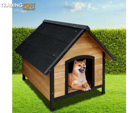 i.Pet Dog Kennel House Extra Large Outdoor Wooden Pet House Puppy XL - PET-GT-DH6-L