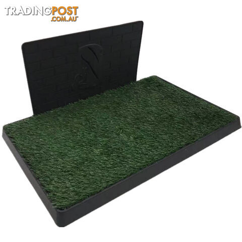 YES4PETS XL Indoor Dog Puppy Toilet Grass Potty Training Mat Loo Pad with 1...