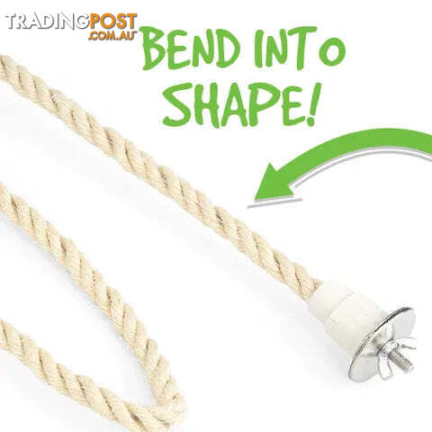 BIRD TOY ROPE - SISAL ZIG ZAG - BAINBRIDGE - BB-A8431