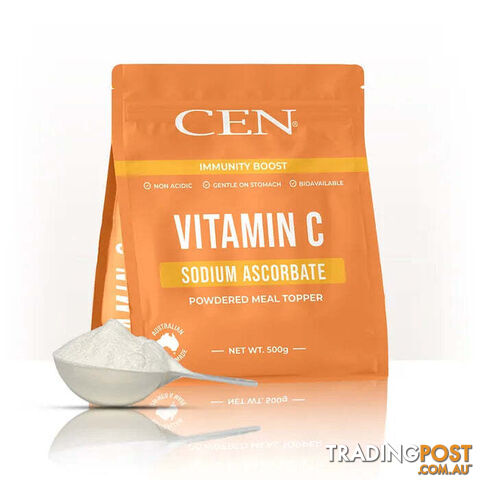 CEN Vitamin C Sodium Ascorbate - Powered Meal Topper - NHVITC500