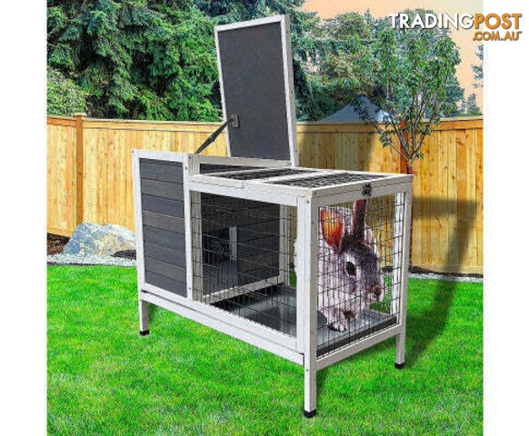 Rabbit Bunny Cage Hutch Pet Cages Enclosure - V63-836811