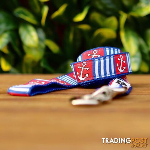 Nautical Dog Lead - Leash - Hand Made by The Bark Side - TBSLDNAU201.2 - photo 2 of 3