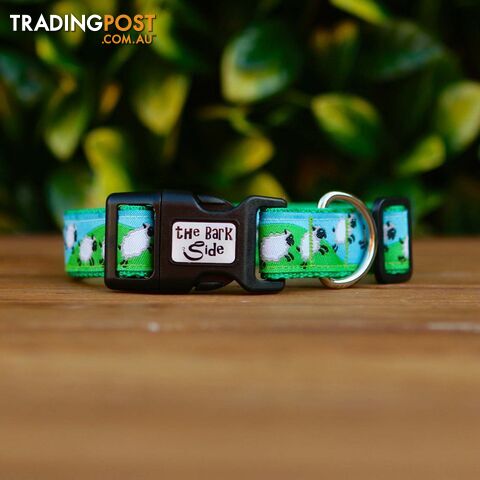 Counting Sheep Dog Collar - Hand Made by The Bark Side - TBSCOULGE - photo 4 of 5
