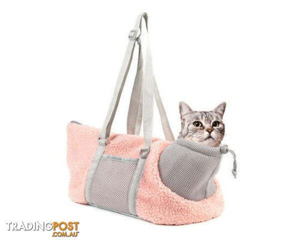 LIFEBEA Small Cat Carrier - Pet bag: Comfy Shoulder Bag with Adjustable Strap for Small Dogs, Puppies, Kittens Up to 3kg - V522-KITTEN-CARRIER-GREY