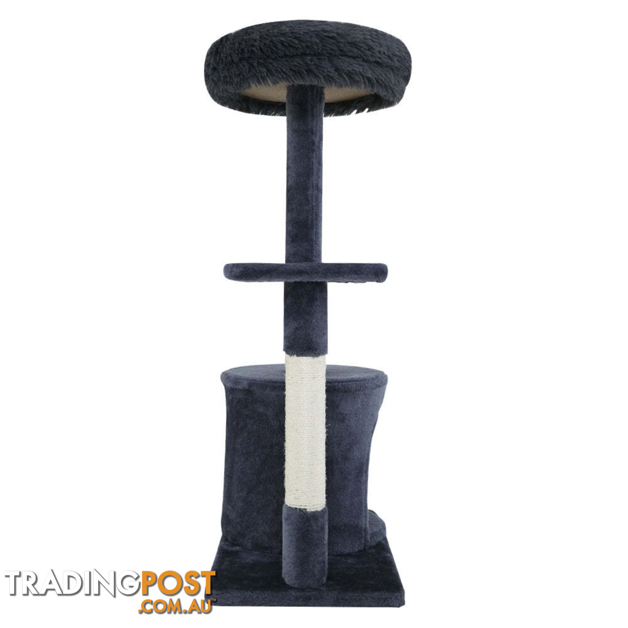 i.Pet Cat Tree 94cm Scratching Post Tower Scratcher Condo House Wood Trees Grey - PET-CAT-FL015-4-GR