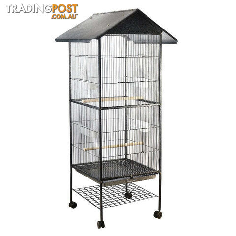 YES4PETS 160 cm Large Bird Cage Parrot Aviary Pet Stand-alone Budgie Cage -...
