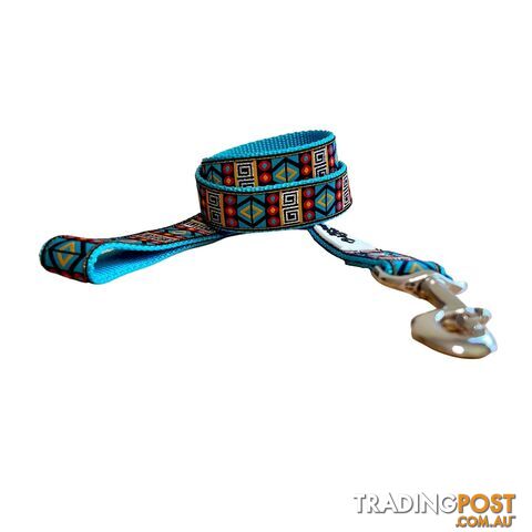 Tribal Dog Lead / Leash - Hand Made by The Bark Side - TBSLDTRIBLK251.2 - photo 2 of 8