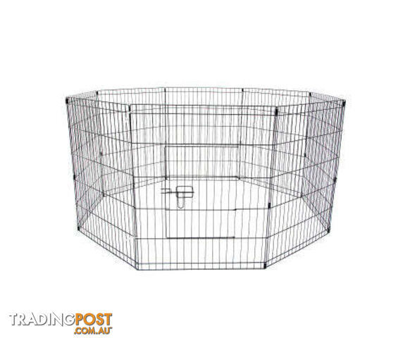 Paw Mate Pet Playpen 8 Panel Foldable Dog Exercise Enclosure Fence Cage - V274-PET-PP36