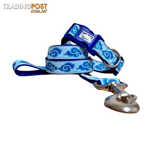 Cloud Dog Lead - Leash - Hand Made by The Bark Side - TBSLDCLDPNK251.2 - photo 4 of 6