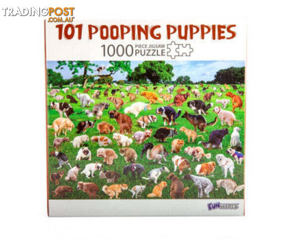 101 Pooping Puppies 1000 pc Jigsaw Puzzle - V210-2669981