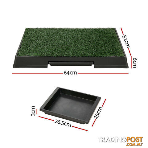 i.Pet Pet Training Pad Dog Potty Toilet Large Loo Portable With Tray Grass Mat - PET-PAD-GRASSX1 - photo 2 of 7