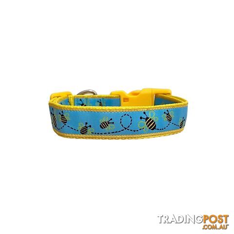 Bumble Bee Dog Collar - Hand Made by The Bark Side - TBSBUMMED