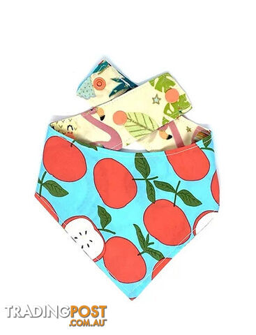 #11 Apple Dumpling Reversible Pet Bandana - Octavia's Pup Shop - OCTBAN11-APP-LRG