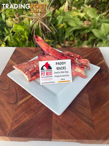 700G PADDYWACK PACKS - Berry Springs Pet Meat - BSPADWHA