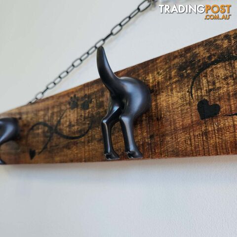 Dog Lead Hook, 3 Hooks - Hand Made - PGDH3P - photo 2 of 2