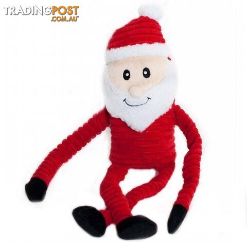 Christmas Holiday Crinkle Santa Dog Toy - PPP93-ZPPC01603