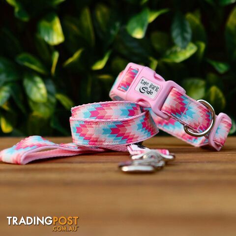 Geometric Arrows Dog Lead / Leash - Hand Made by The Bark Side - TBSLDGARBBL201.2 - photo 2 of 4