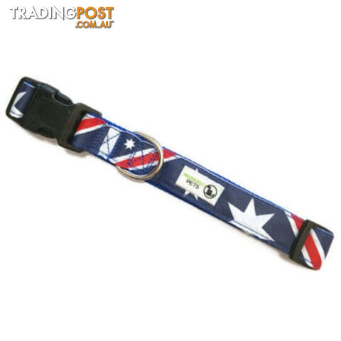 Australia Flag - Aussie Dog Collar - Moondidley Pets - MDPCOLAUSS