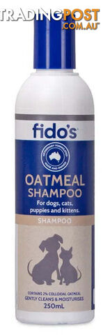 Oatmeal Shampoo Dogs, Cats, Puppies & Kittens 250ml - Fidoâs. - WPSDGF1165