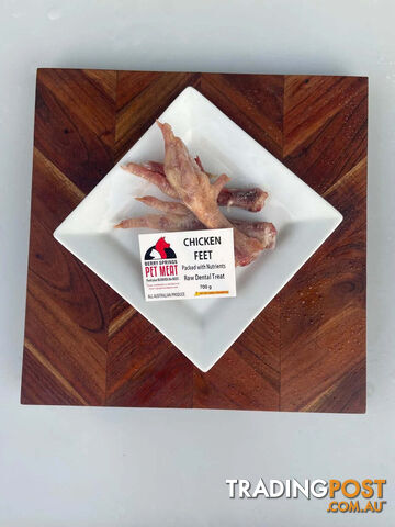 700G CHICKEN FEET - Berry Springs Pet Meat - BSCHIFEE