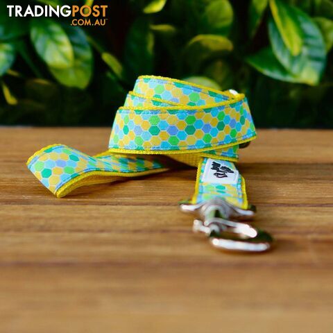 Hexagonal Honeycomb Dog Lead / Leash - Hand Made by The Bark Side - TBSLDHEX251.5 - photo 2 of 3