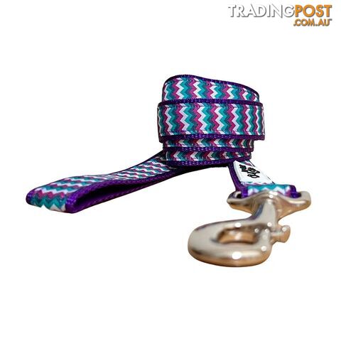 Chevron Dog Lead / Leash - Hand Made by The Bark Side - TBSLDCHEOTO201.5 - photo 5 of 8