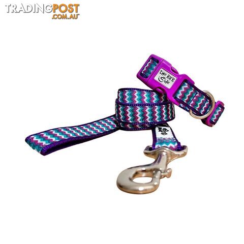 Chevron Dog Lead / Leash - Hand Made by The Bark Side - TBSLDCHEOTO201.5 - photo 4 of 8