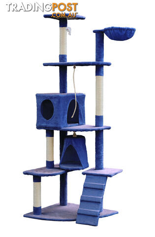 YES4PETS 193cm Cat Scratching Tree Post Sisal Pole Scratching Post Scratcher...