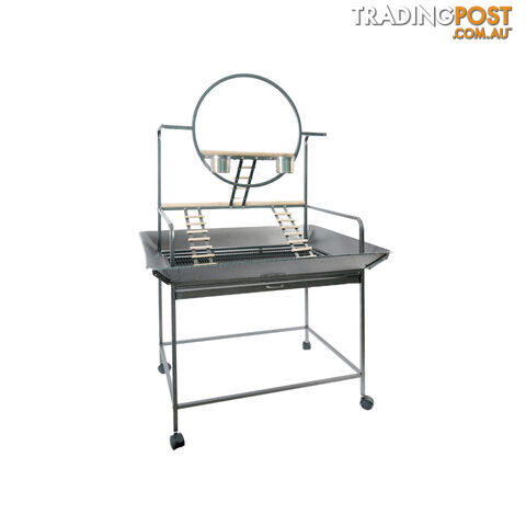 YES4PETS Large Bird Cage Parrot Playpen Gym Toy Stand With Ladder On Wheels -...