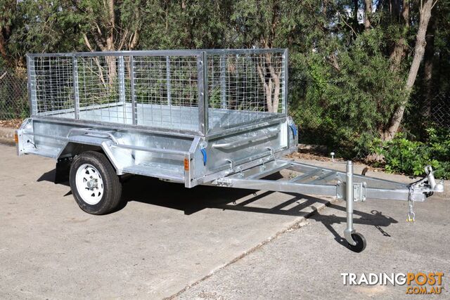 7x4 box trailer |600mm cage |750kgs | tipper trailer - photo 2 of 8