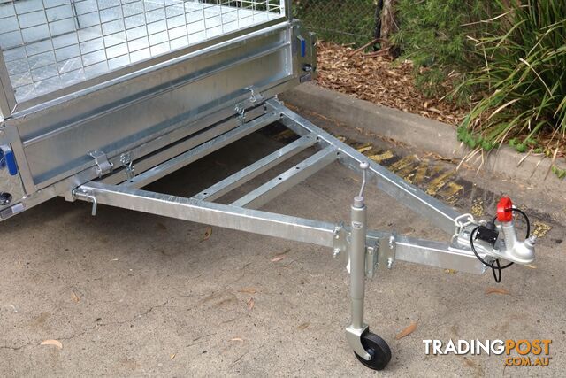 7x4 box trailer |600mm cage |750kgs | tipper trailer - photo 4 of 8