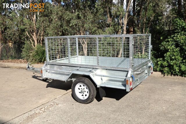 7x4 box trailer |600mm cage |750kgs | tipper trailer - photo 3 of 8