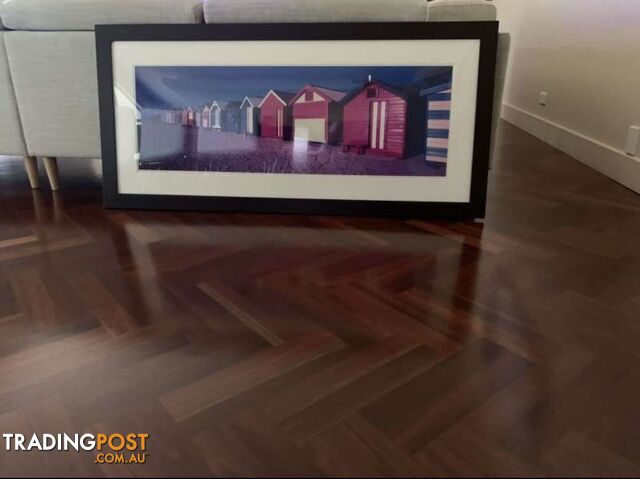 Wall Print Brighton Beach Huts